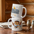 Lionowl Messi ceramic mug