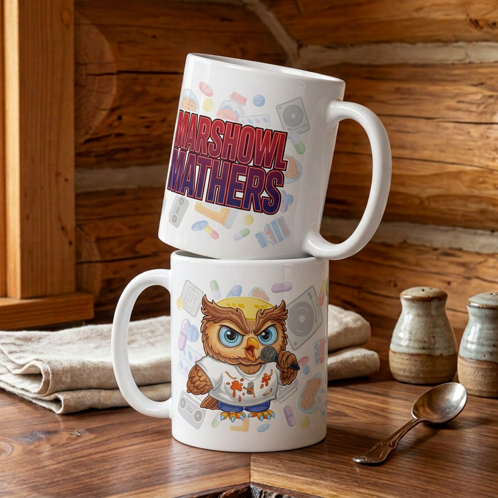 Marshowl Mathers ceramic mug