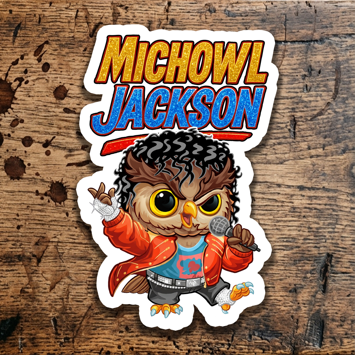 Michowl Jackson sticker