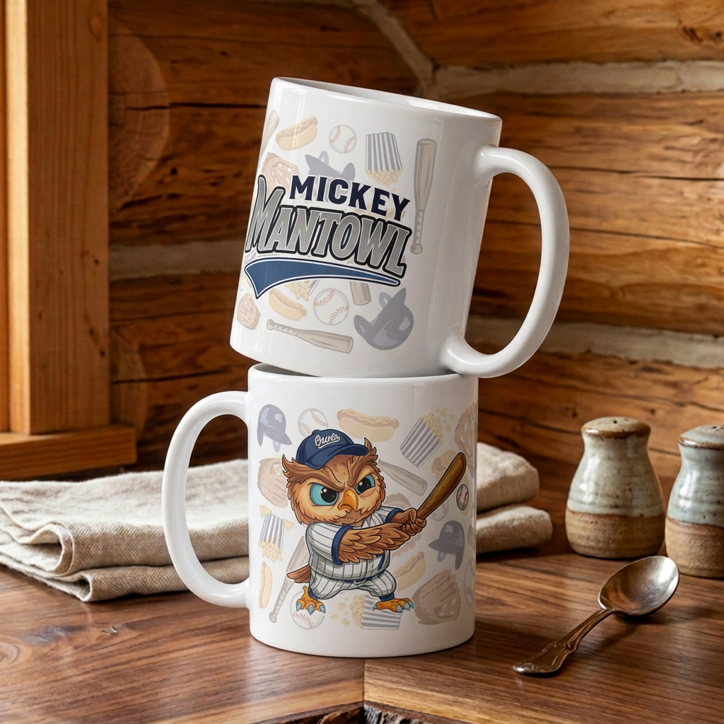 Mickey Mantowl ceramic mug