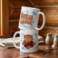 Owlai Lama ceramic mug