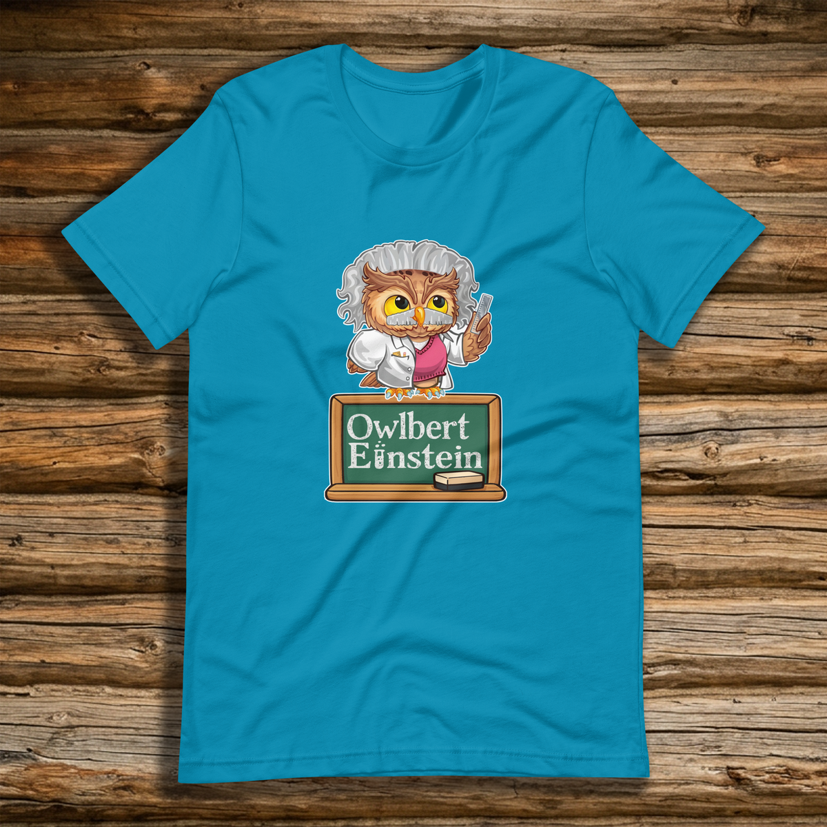 Owlbert Einstein t-shirt