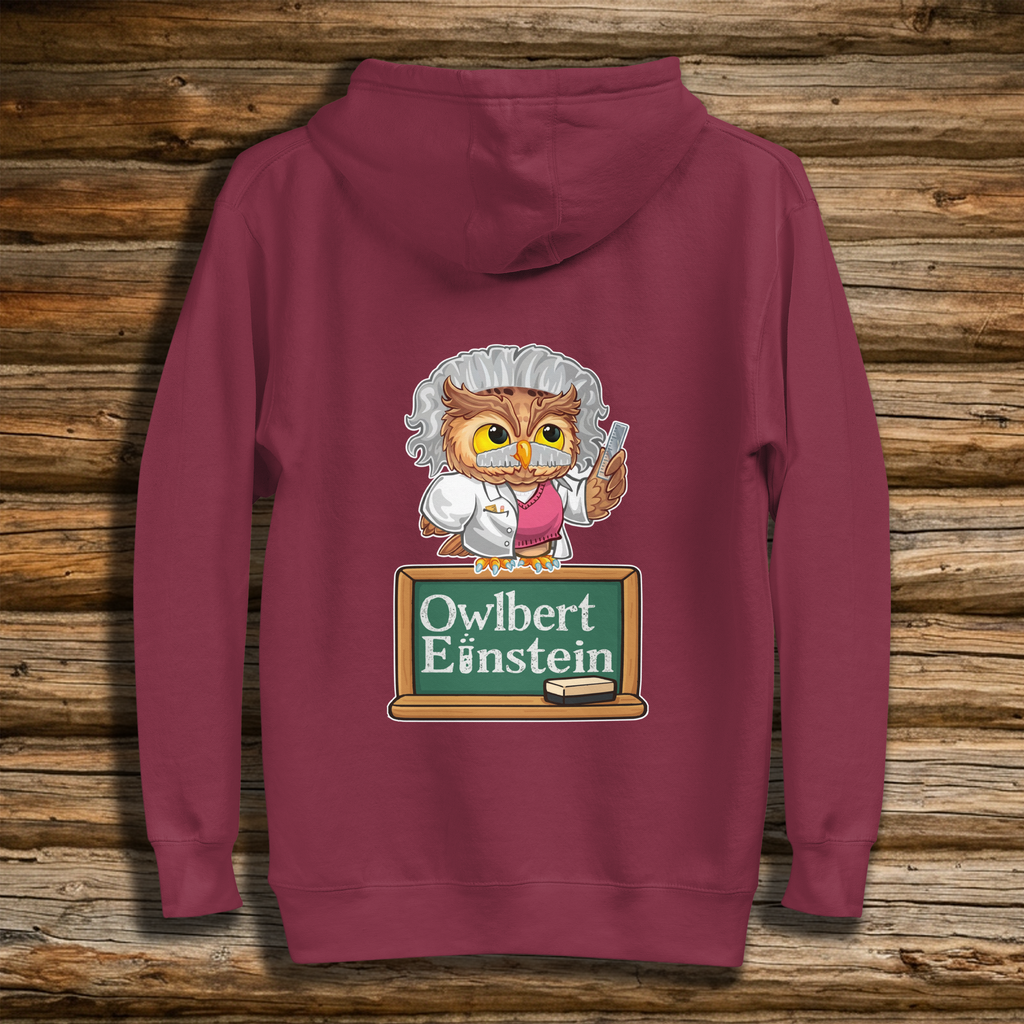 Owlbert Einstein hoodie