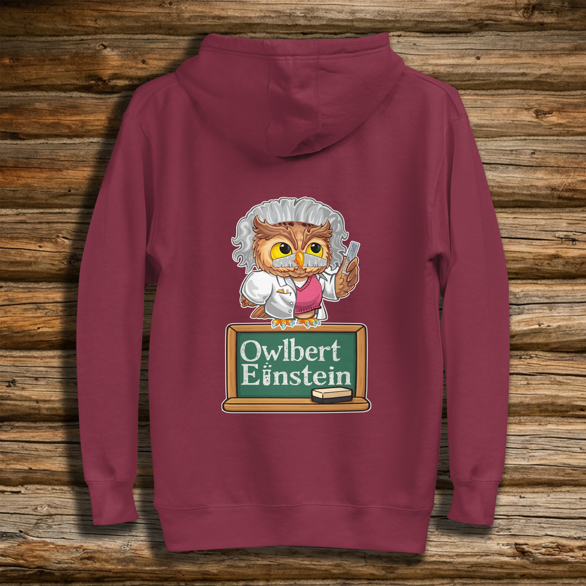 Owlbert Einstein hoodie