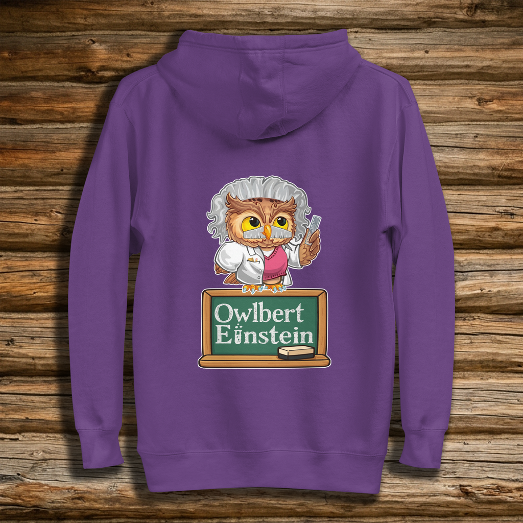 Owlbert Einstein hoodie