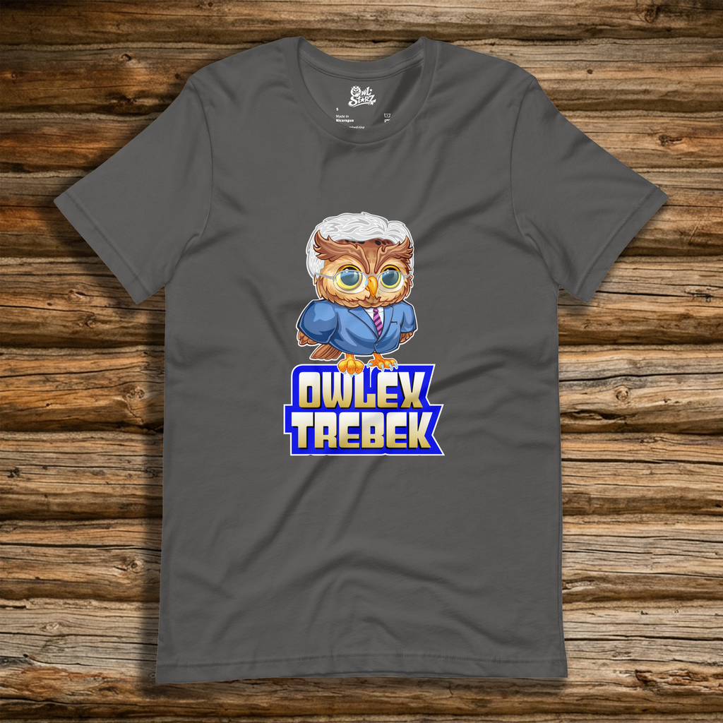 Owlex Trebek t-shirt