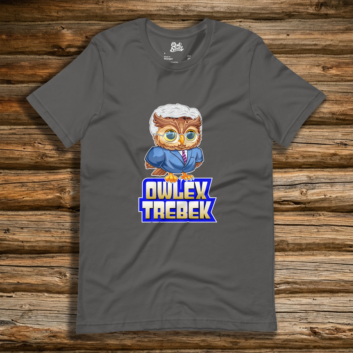 Owlex Trebek t-shirt