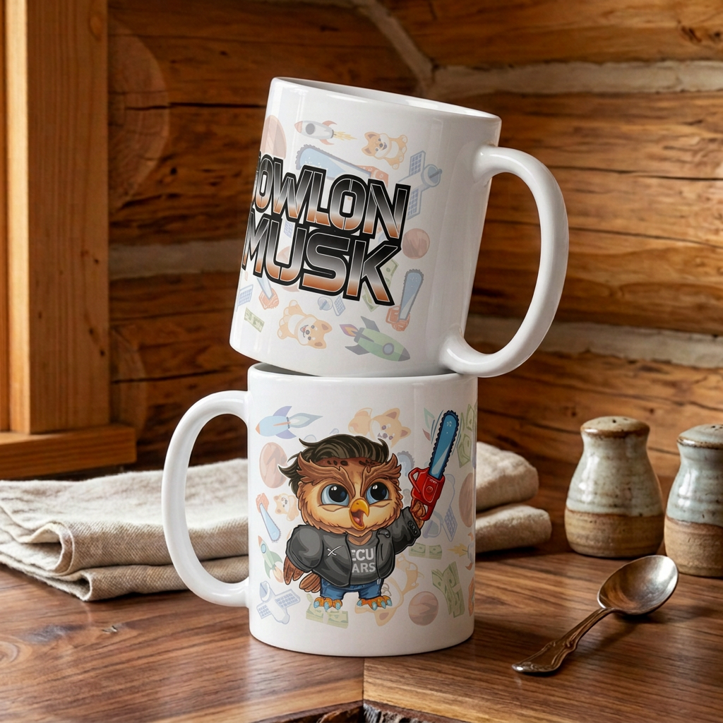 Owlon Musk ceramic mug