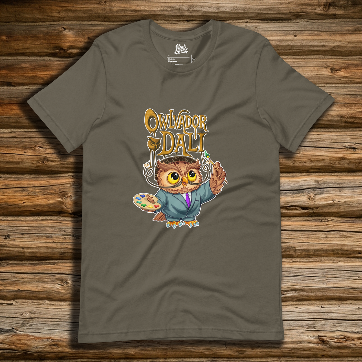Owlvador Dali t-shirt