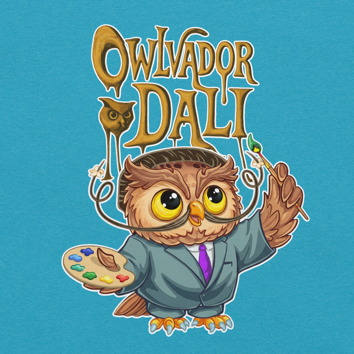Owlvador Dali t-shirt
