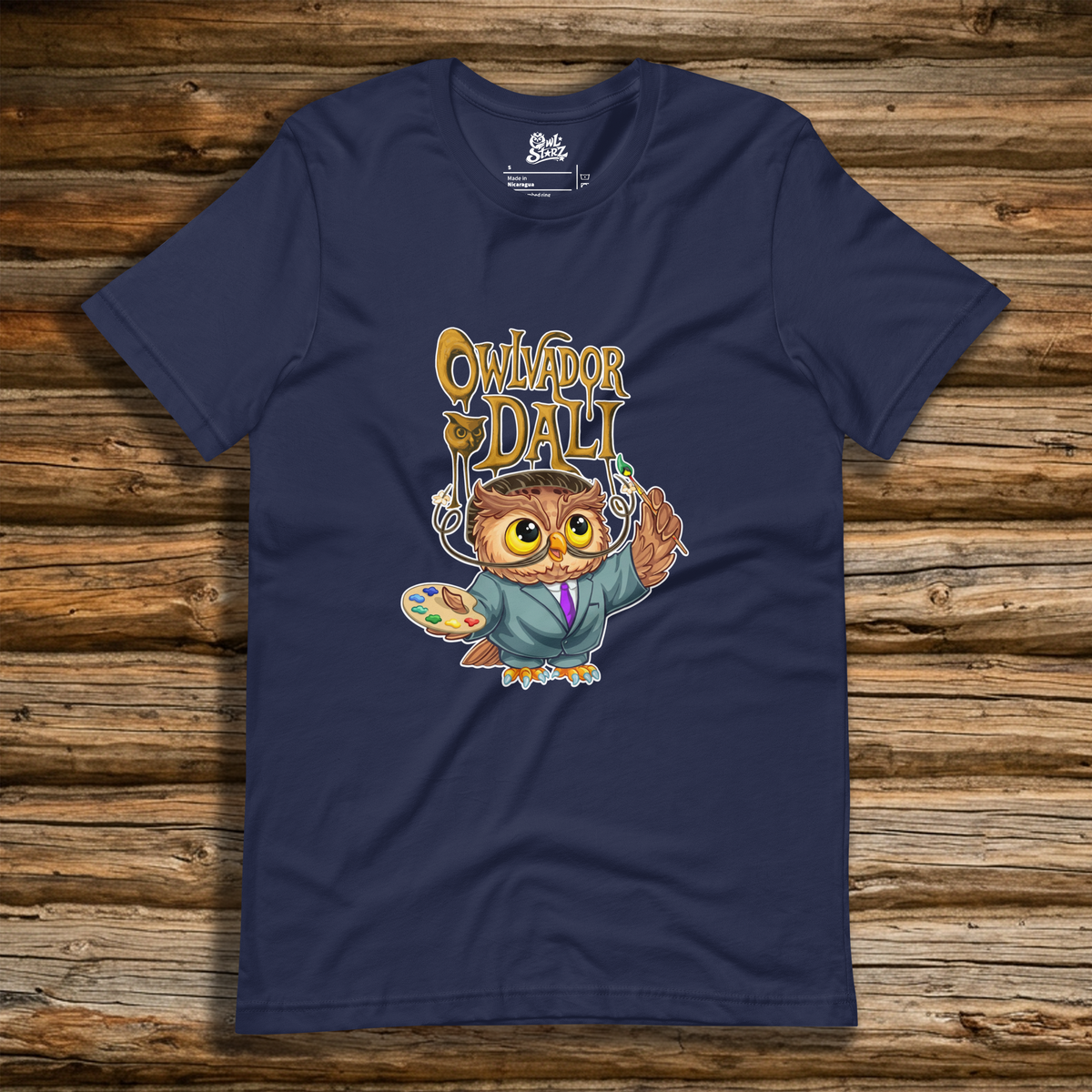 Owlvador Dali t-shirt