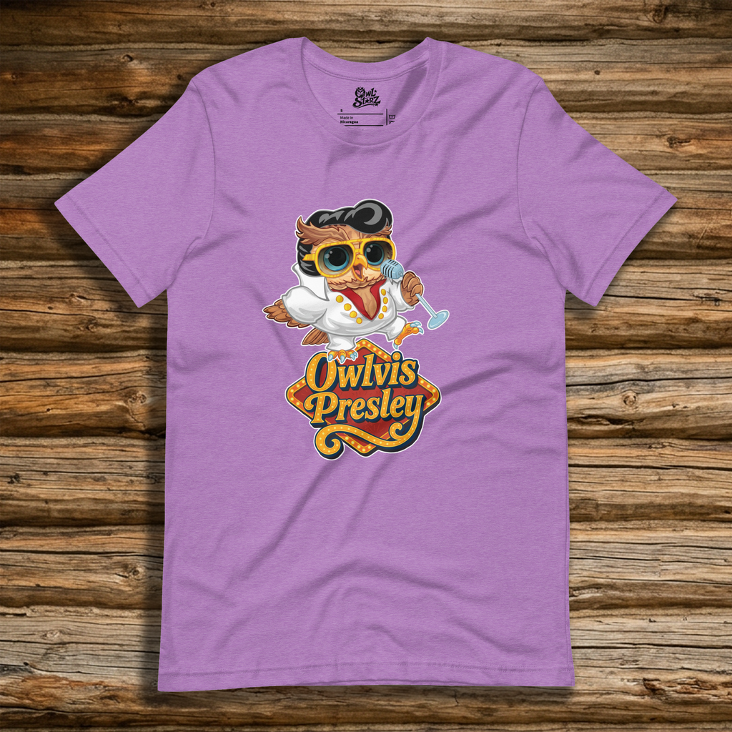 Owlvis Presley t-shirt