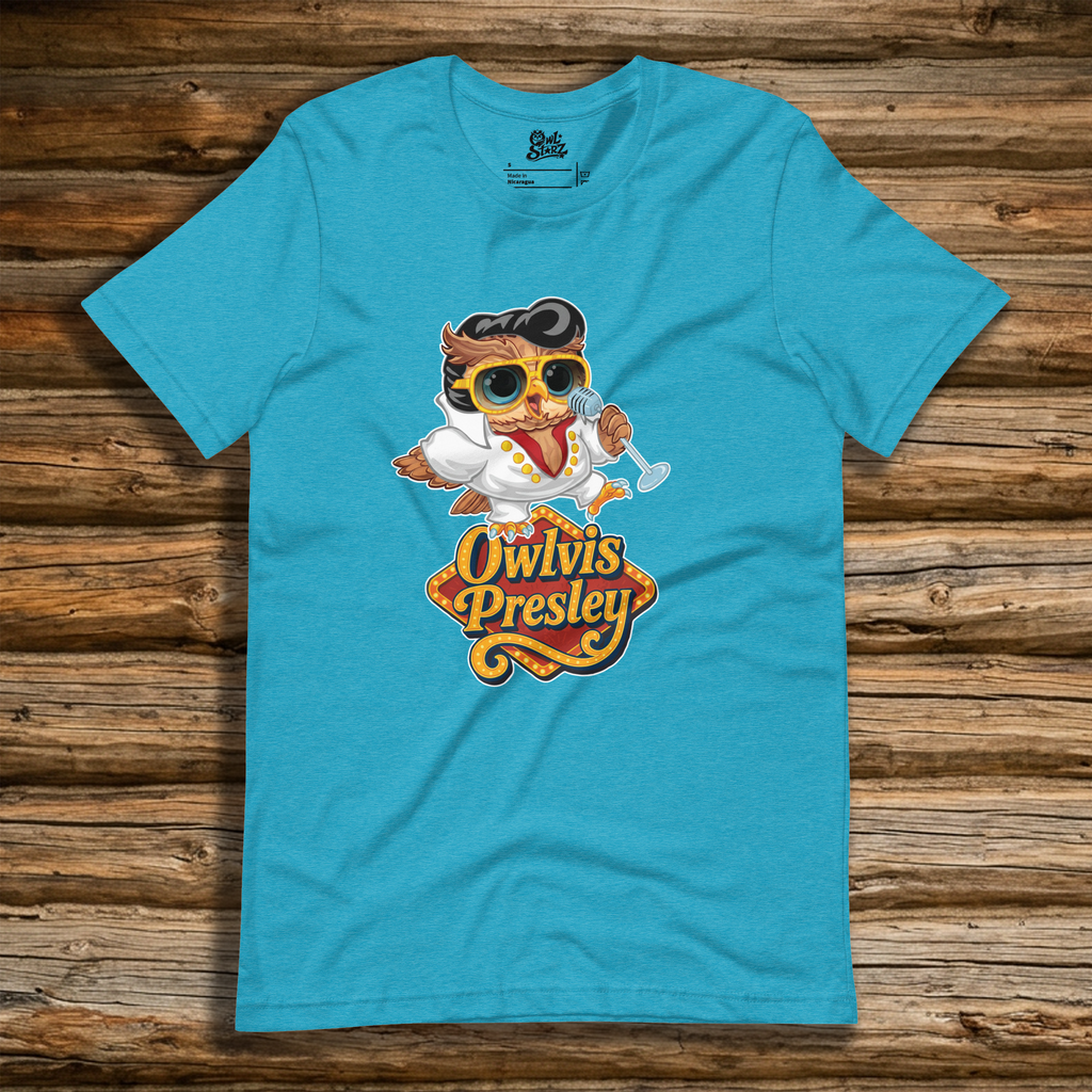 Owlvis Presley t-shirt