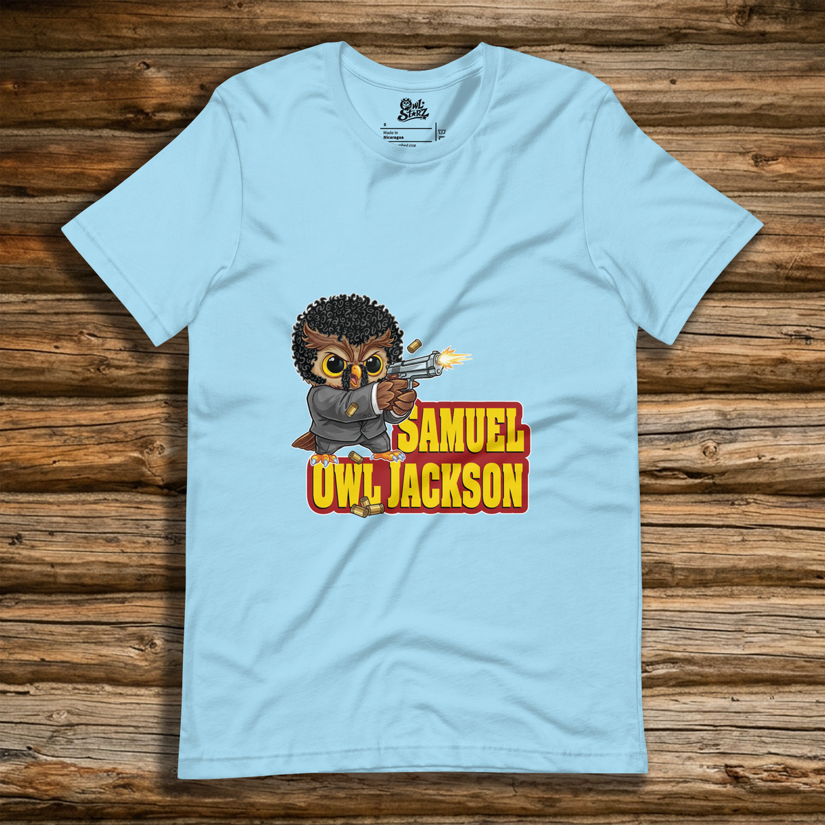 Samuel Owl Jackson t-shirt