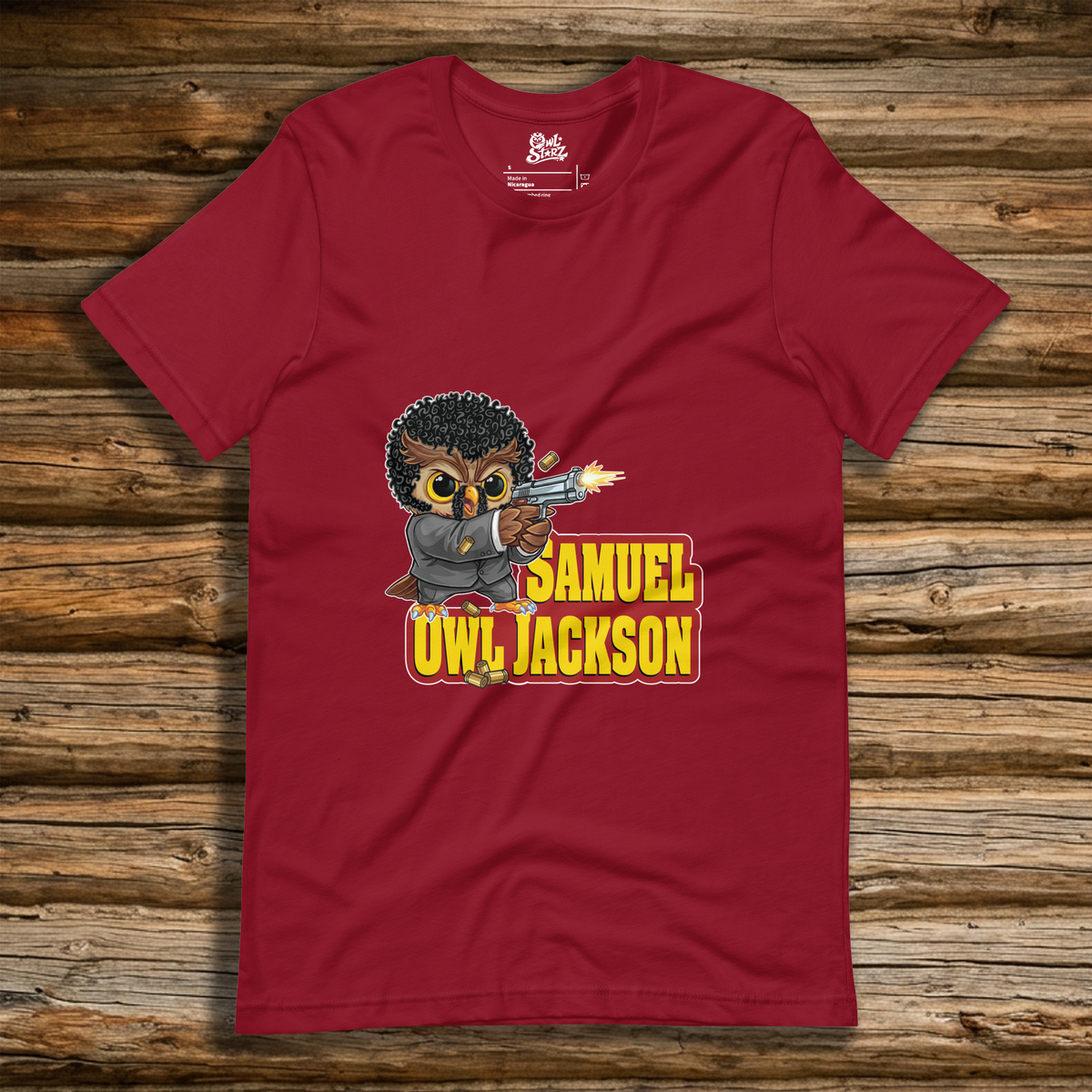 Samuel Owl Jackson t-shirt