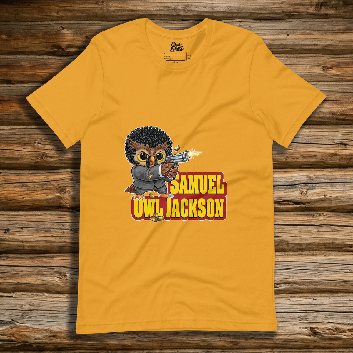 Samuel Owl Jackson t-shirt