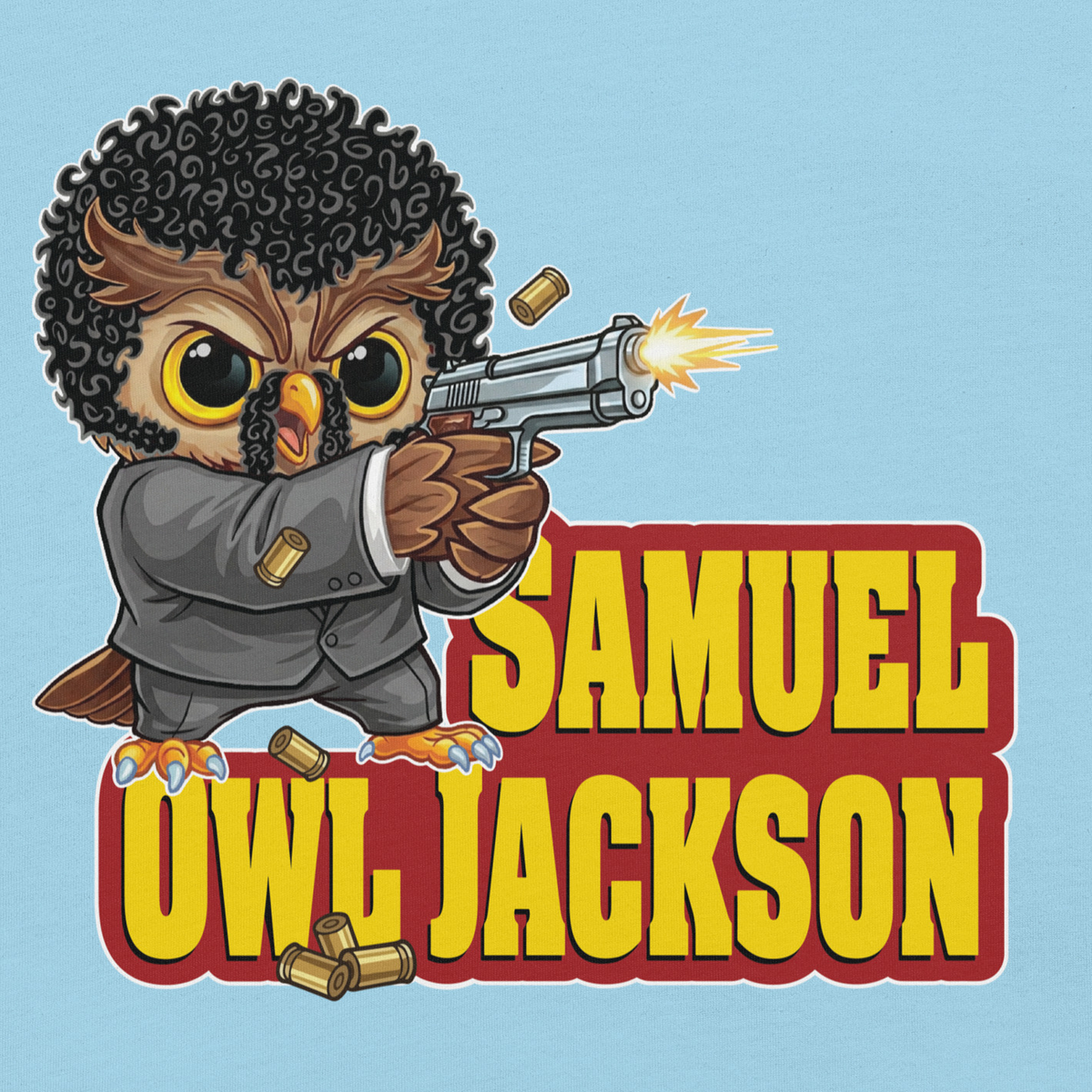 Samuel Owl Jackson t-shirt