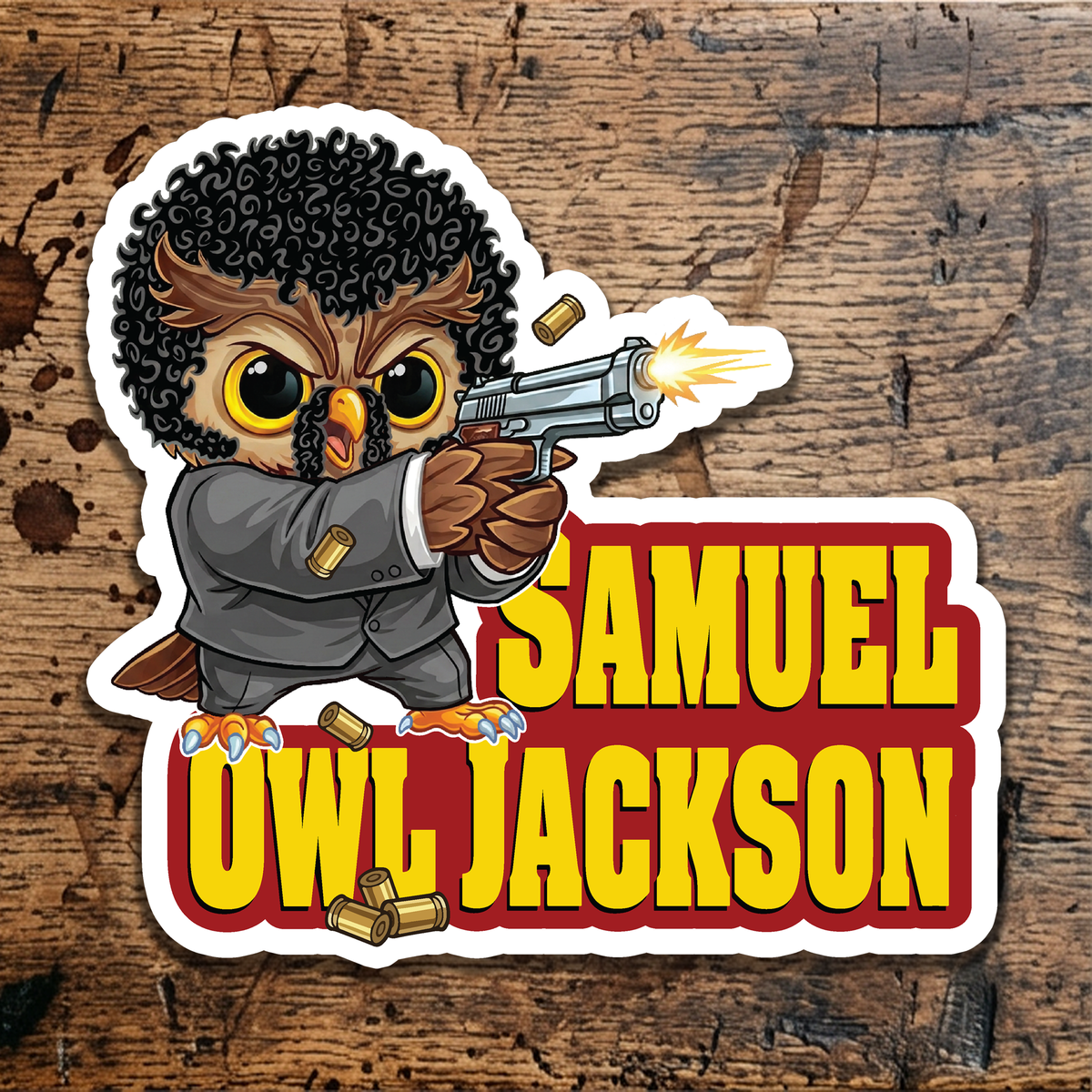 Samuel Owl Jackson sticker