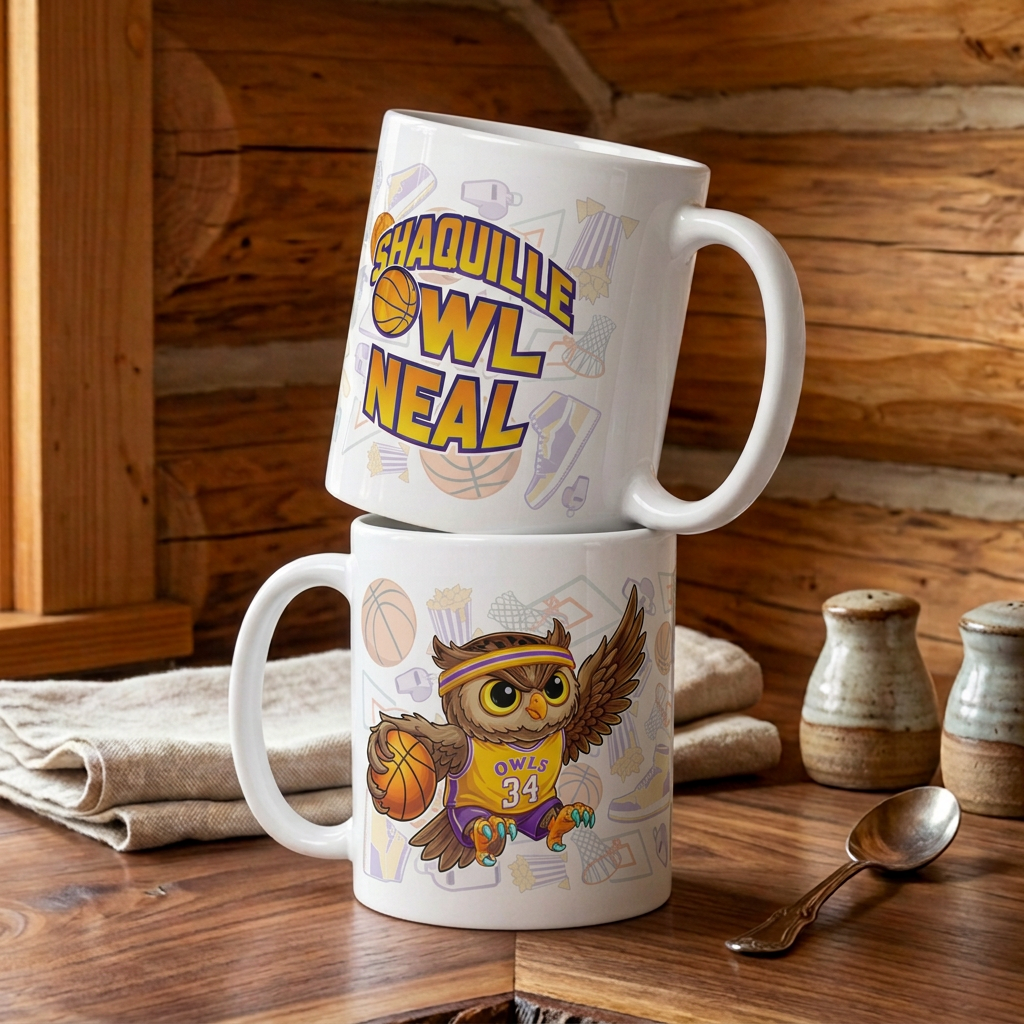 Shaquille Owl Neal ceramic mug